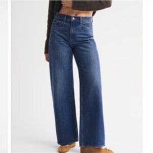 Abercrombie & Fitch The Wide Leg High Rise Jeans Size 27 / 4 Long